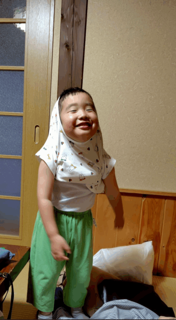 おちゃらけ具合が伝わってきます！笑（@syachansochanさんより提供）