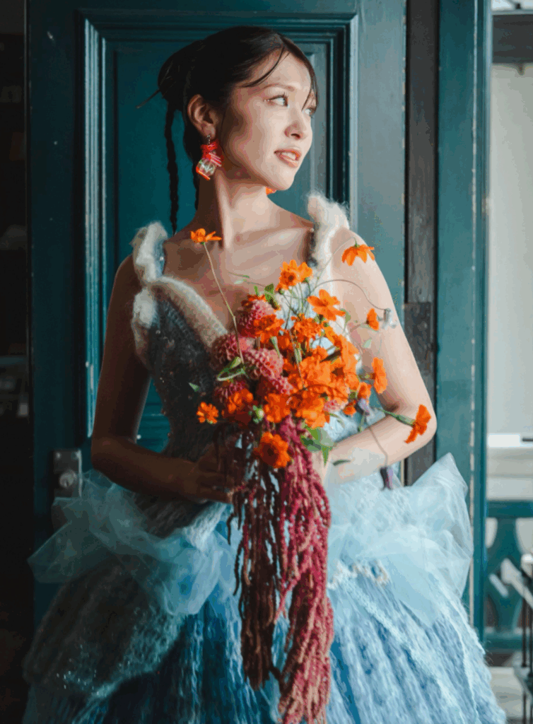 【実際の写真】当日着たウエディングドレス