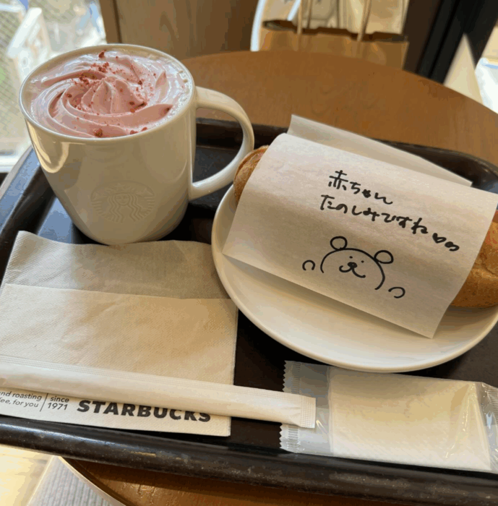 カフェでの優しい気遣い（@mof_ma9さんより提供）