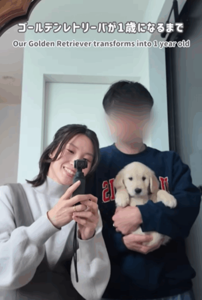 生後2ヶ月の小町ちゃん（＠__liii.ch__
さんより提供）