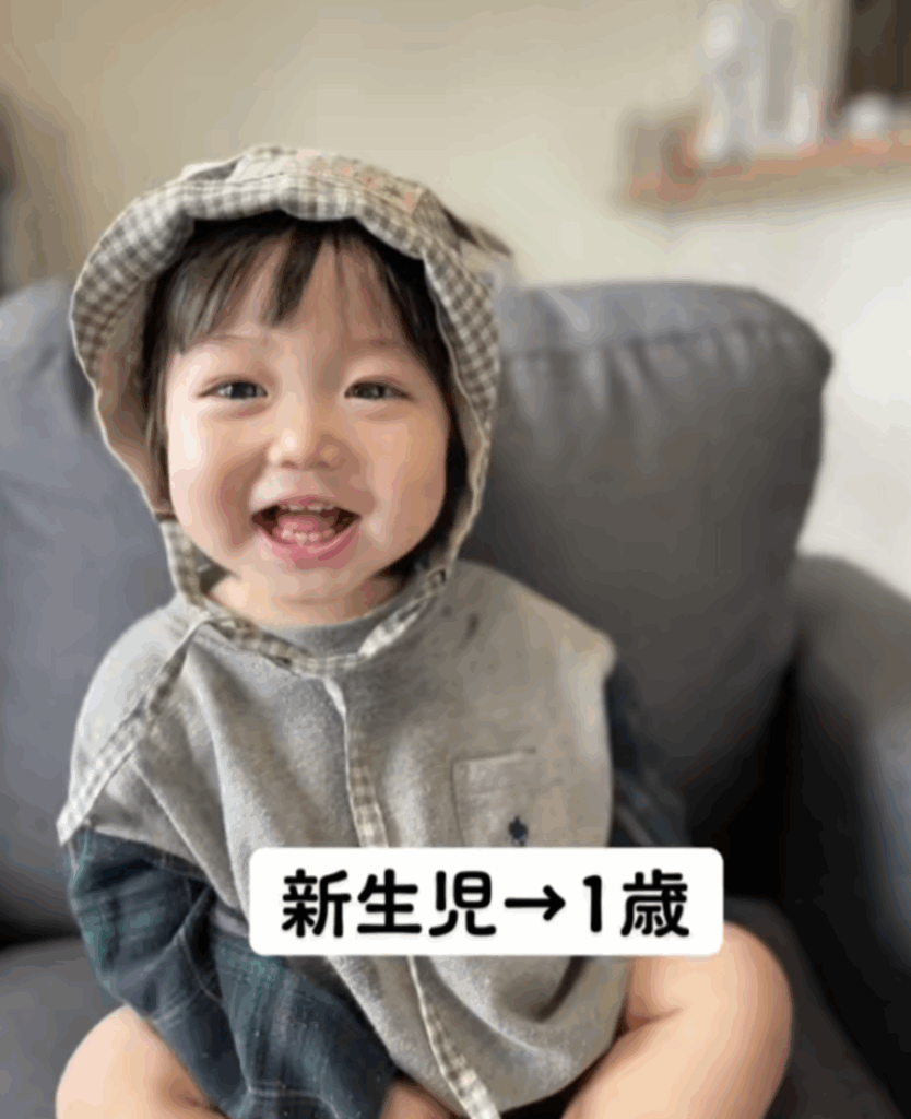 1歳のころの息子さん（@oharu_ichigoさんより提供）