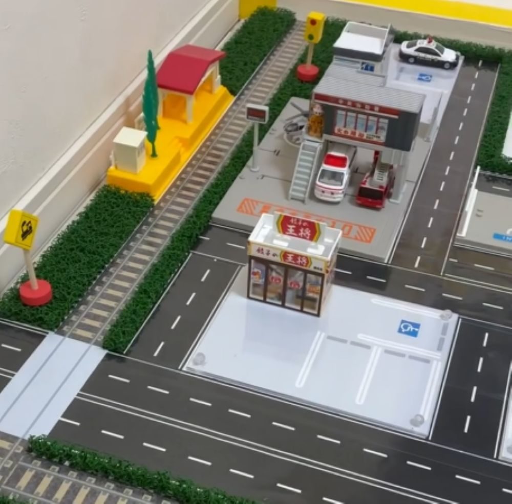 おばあちゃんが作った街の模型②（＠s.urngさんより提供）