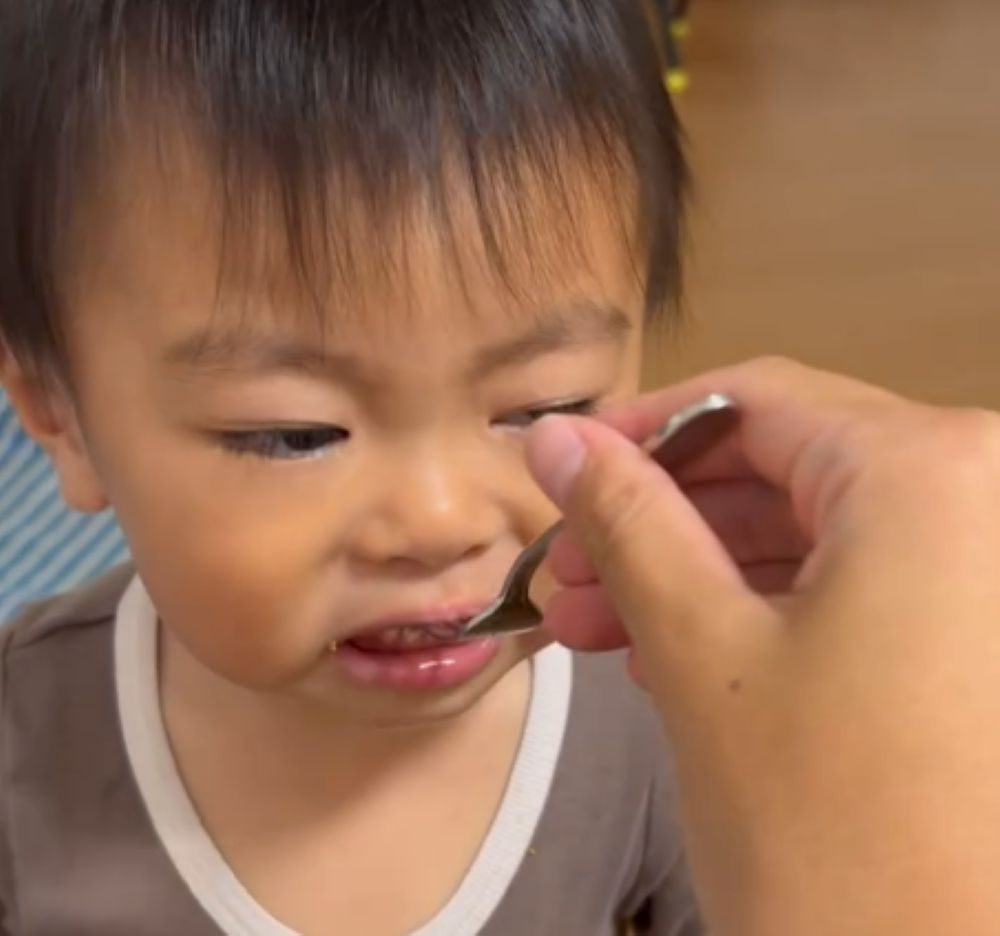 【実際の写真】まさかの表情