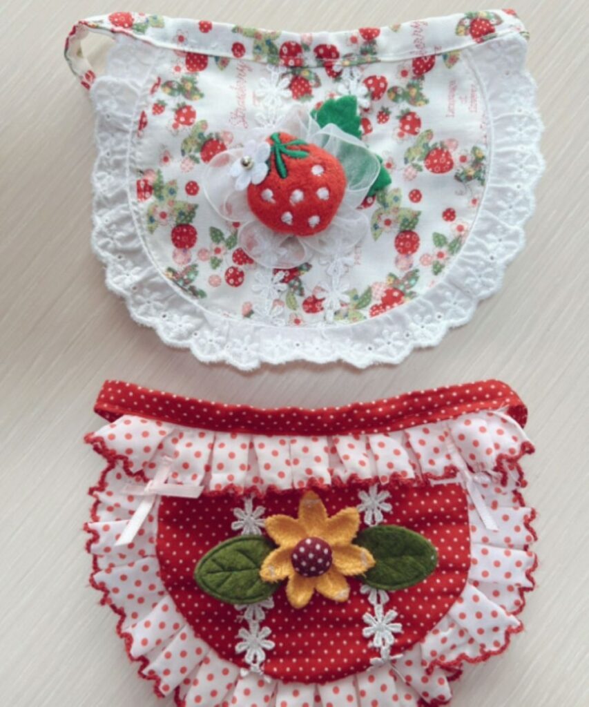 愛犬のんちゃんに作ったスタイ②（＠satomi_0424さんより提供）