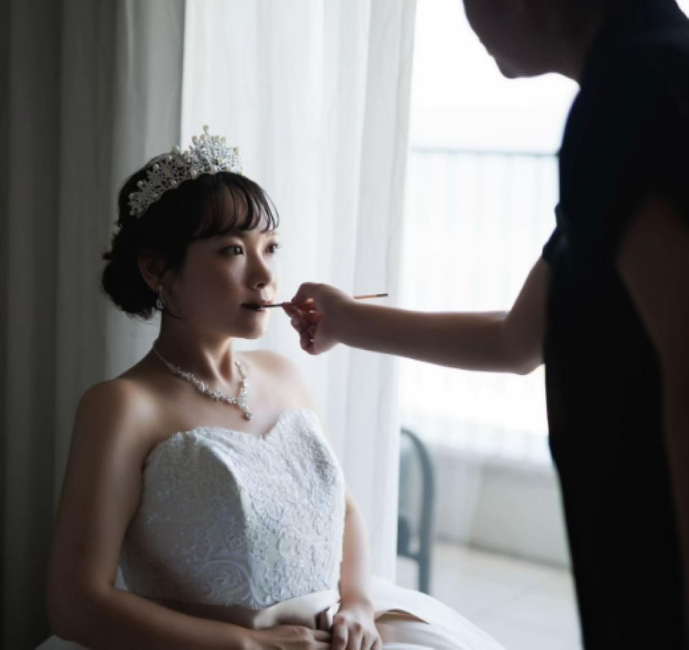 ダイエット後のウエディングフォト②（＠kyokanshufuさんより提供）