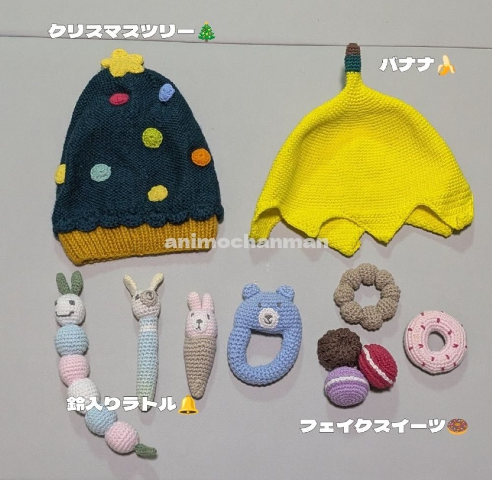 作品の数々（＠animochanmanさんより提供）