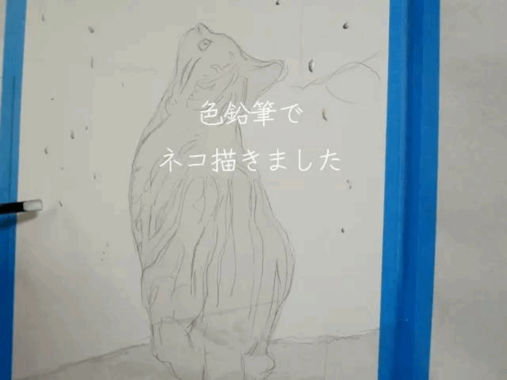 作成途中の猫①（そんな感じさんより提供）
