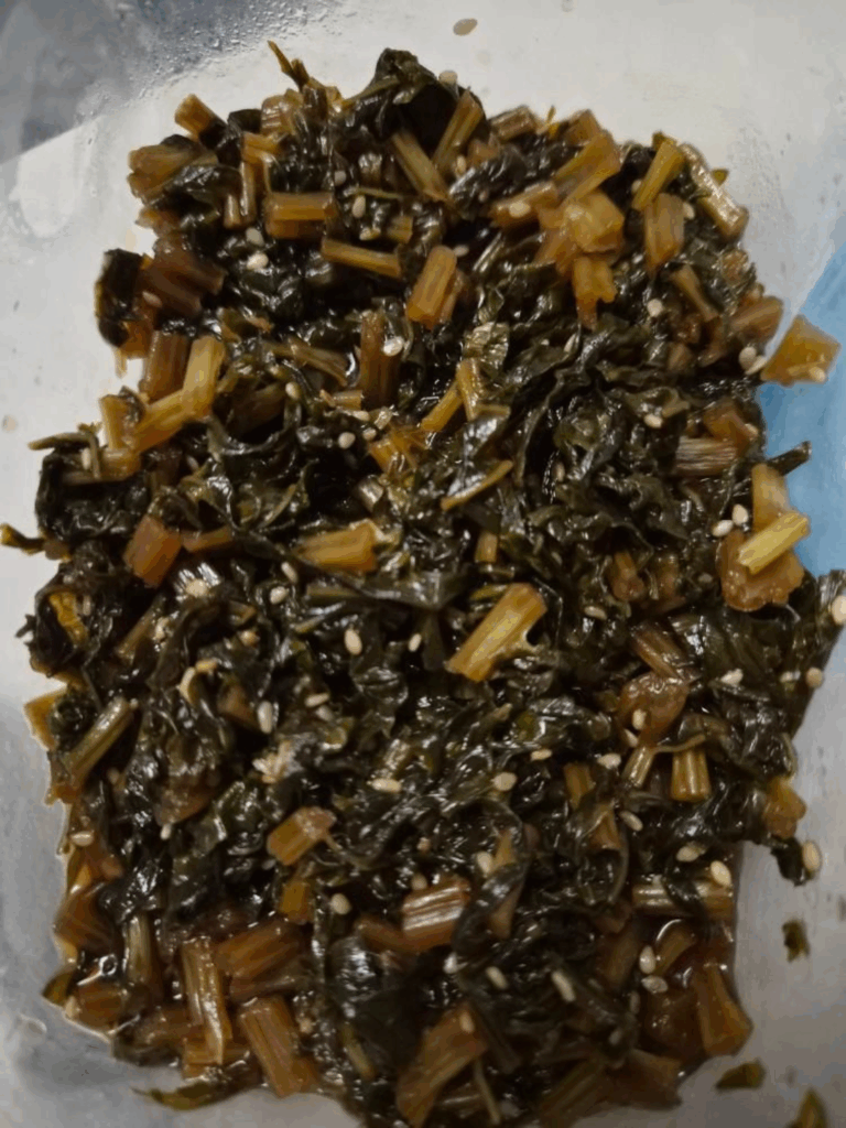 大根の葉のふりかけ完成（happyst831さんより提供）