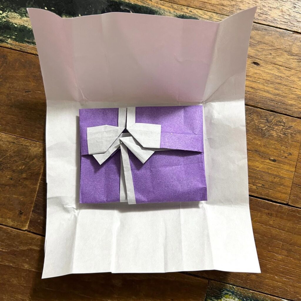 【実際の写真】娘さんからの手紙