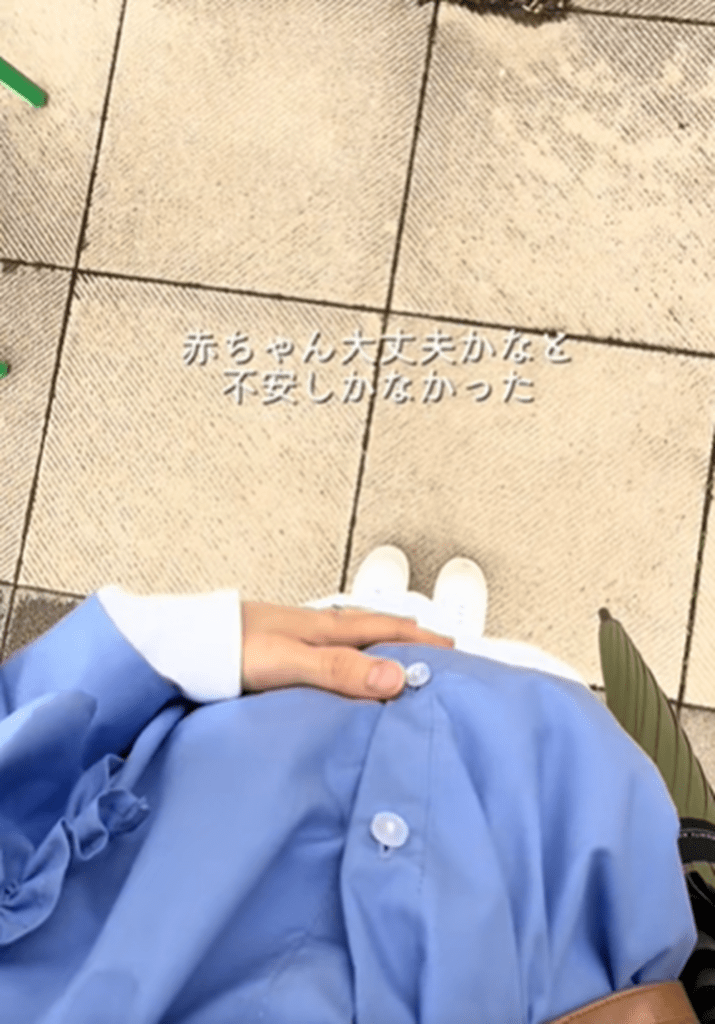 不安で押しつぶされそうに（@iro_baby_mamaさんより提供）