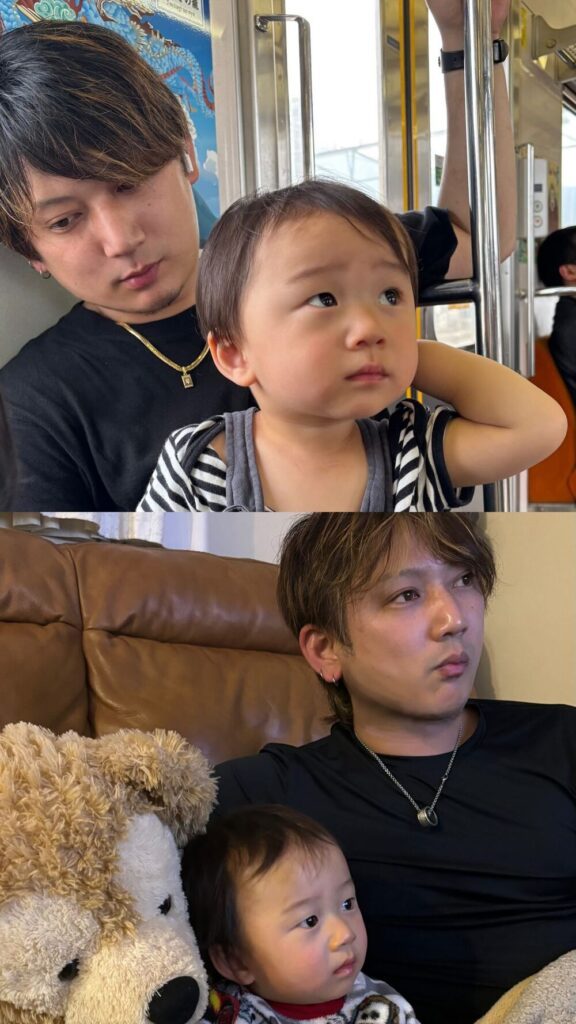 現在（3児の父）（@honeyanneyさんより提供）