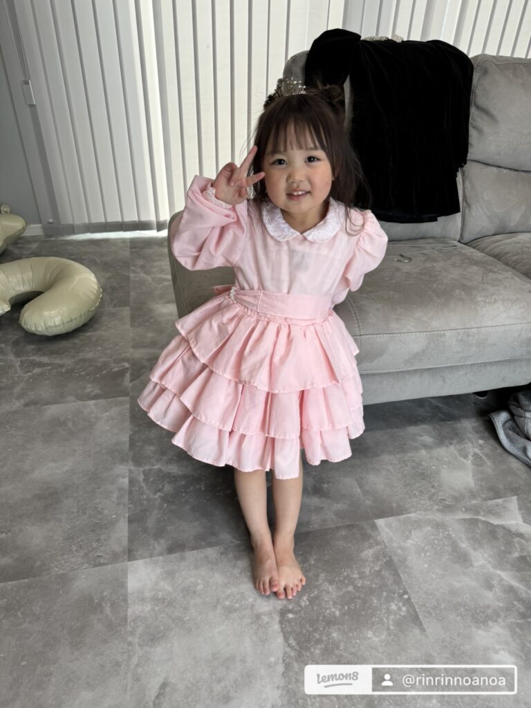 素敵なドレスにニッコリ（@riiin＿＿＿＿＿＿さんより提供）