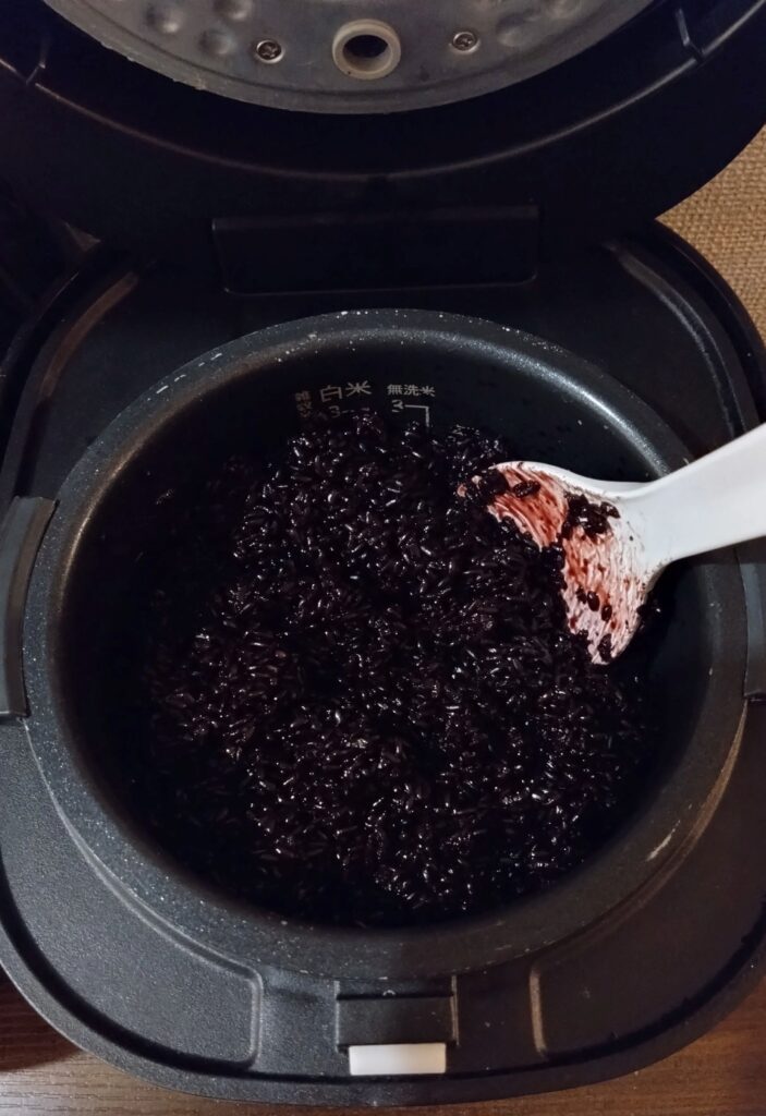 【実際の写真】炊きあがったお米