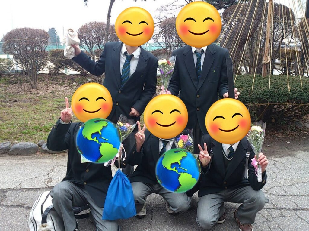 高校卒業のとき（＠RizeRoze0214さんより提供）