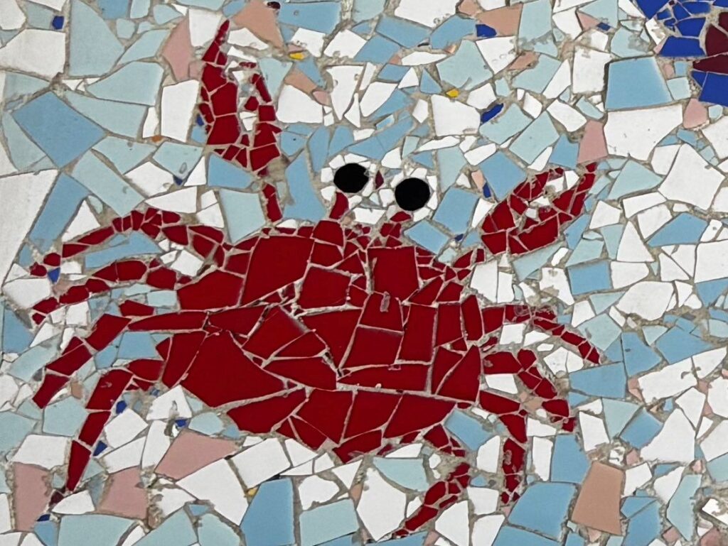 パパさんのクラスが担当した『カニ』（＠Mocherinさんより提供）