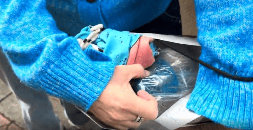 日本で購入した毛糸