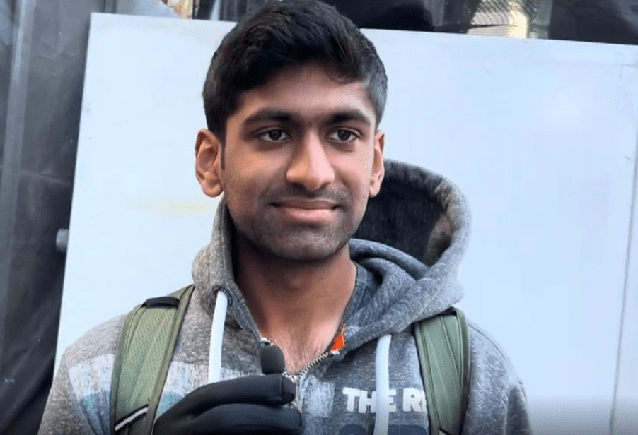 【写真】　男性が見た光景