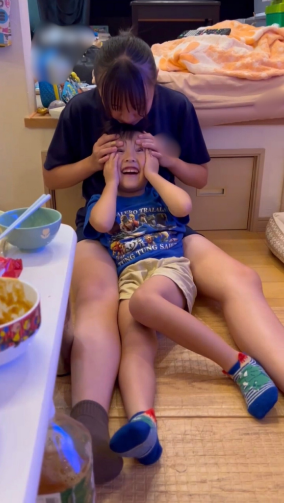 【実際の写真】長女ちゃんのとった行動