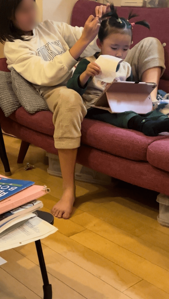 普段の様子③（＠hanchan_ikujiさんより提供）