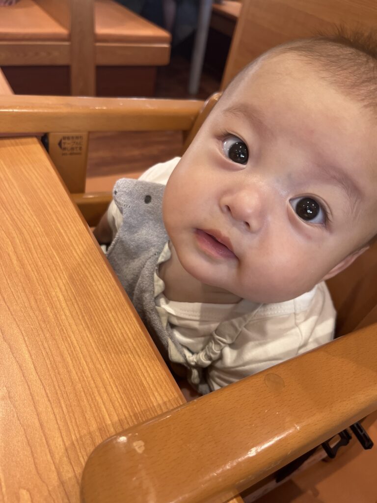 息子さんの成長記録①（＠3710_okさんより提供）