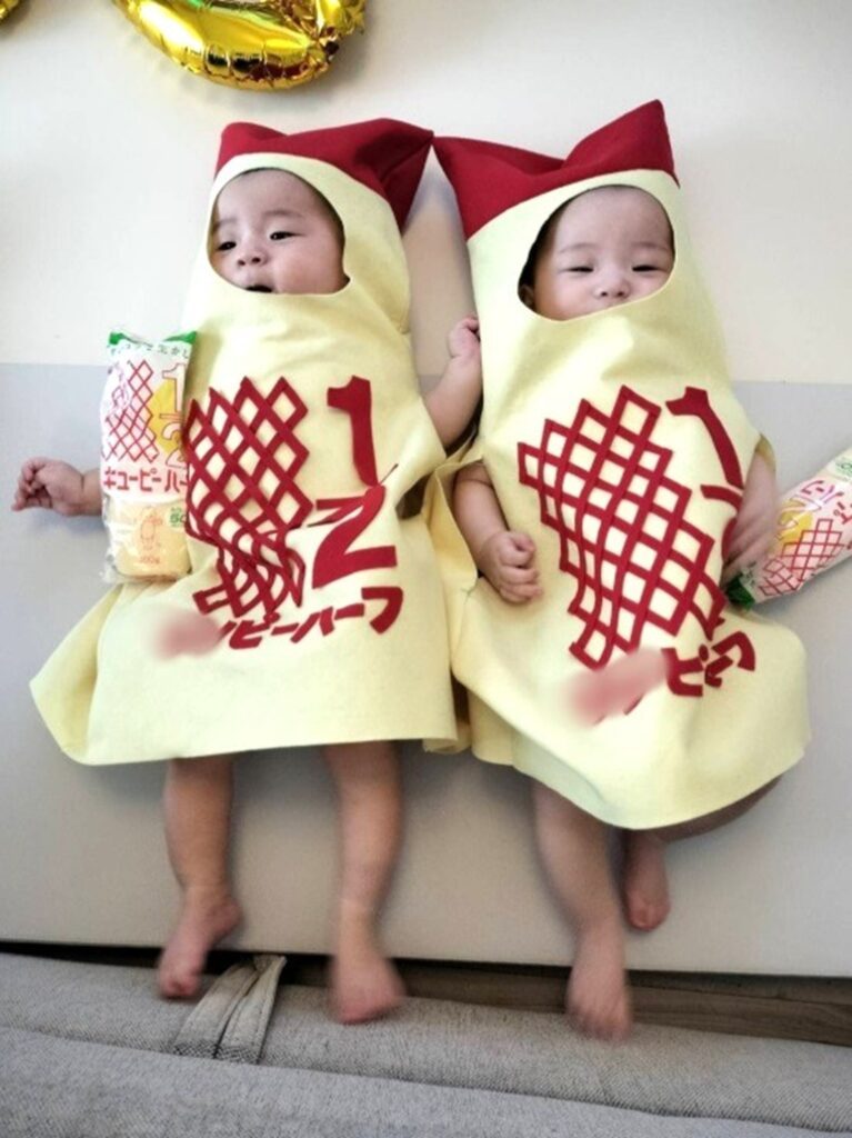 ハーフバースデーの衣装（@makko_barlotusさんより提供）