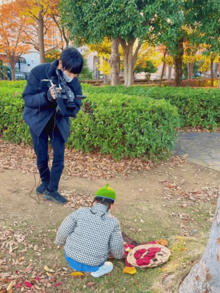 【実際の写真】完成したアンパンマン