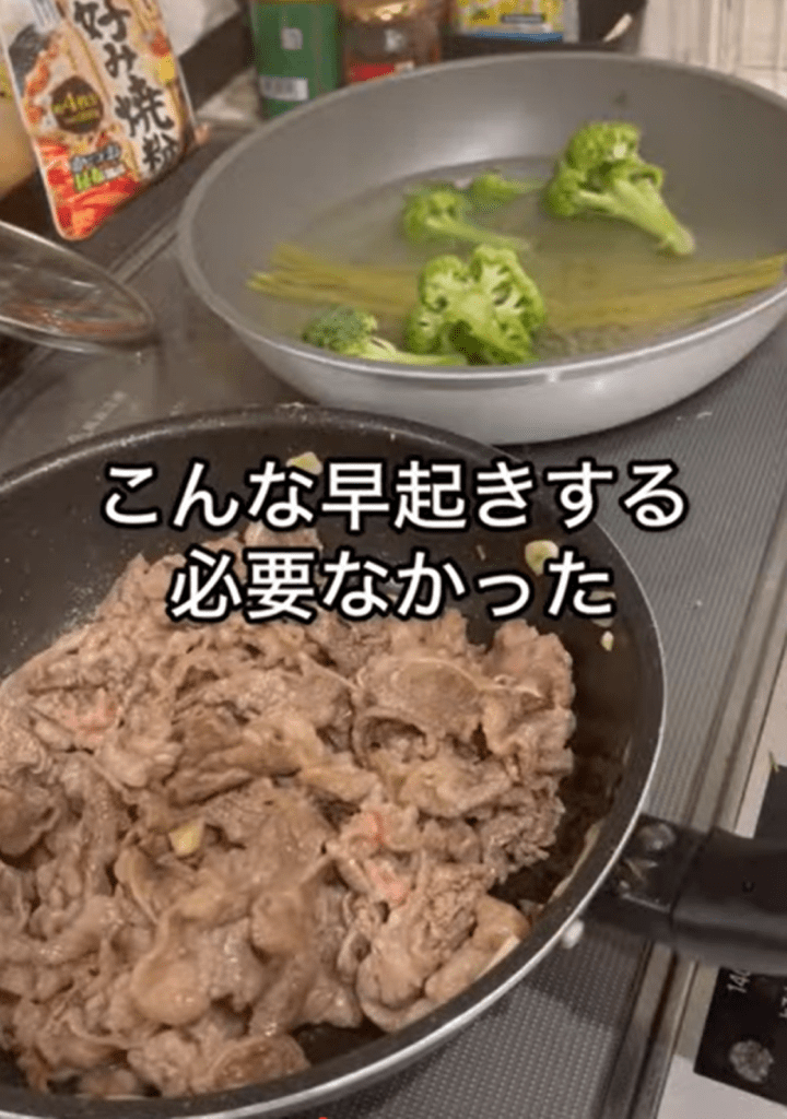 調理風景②（＠姫さまナイトさんより提供）