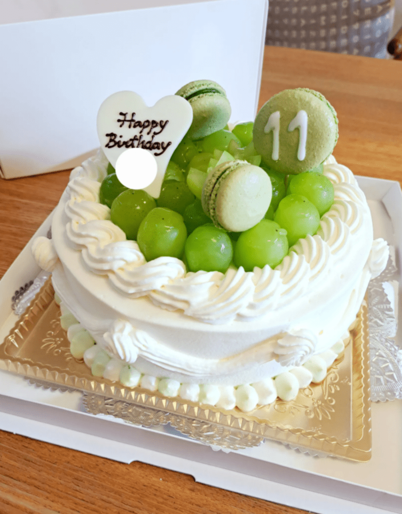 実際に作ったケーキ（@haremama43さんより提供）