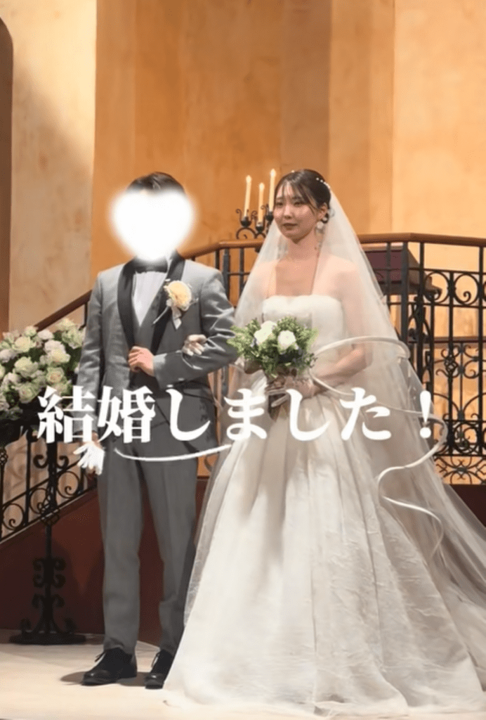 ご結婚された妹さん（＠bura__10さんより提供）