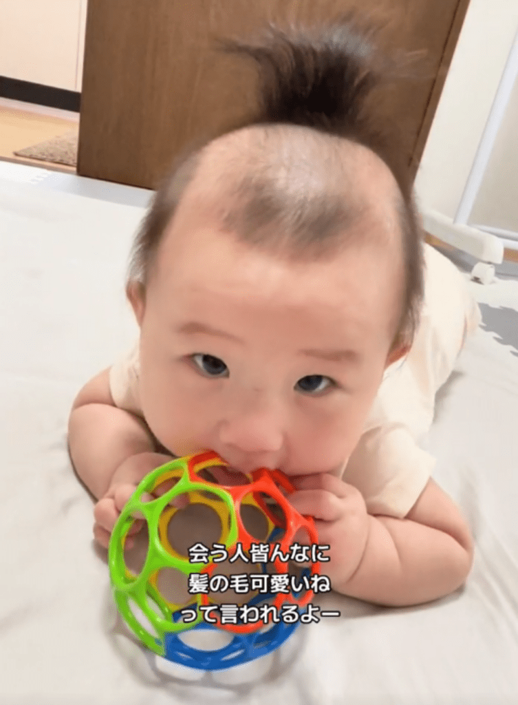 フワフワの髪の毛（@ta629826さんより提供）