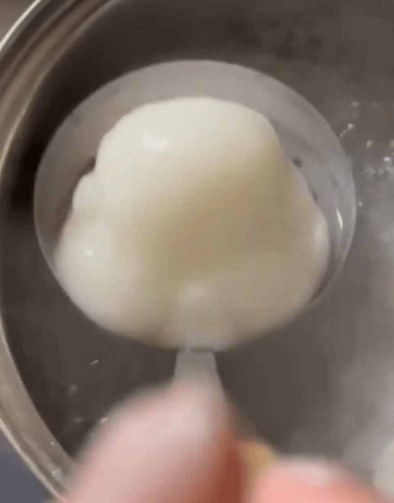 【実際の写真】パパが作った団子