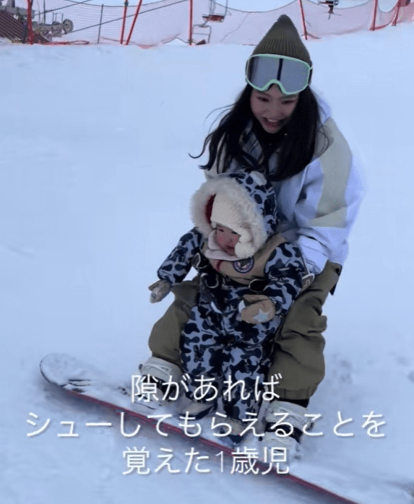 1歳当時の娘さん②（＠___eishu.nagisaさんより提供）