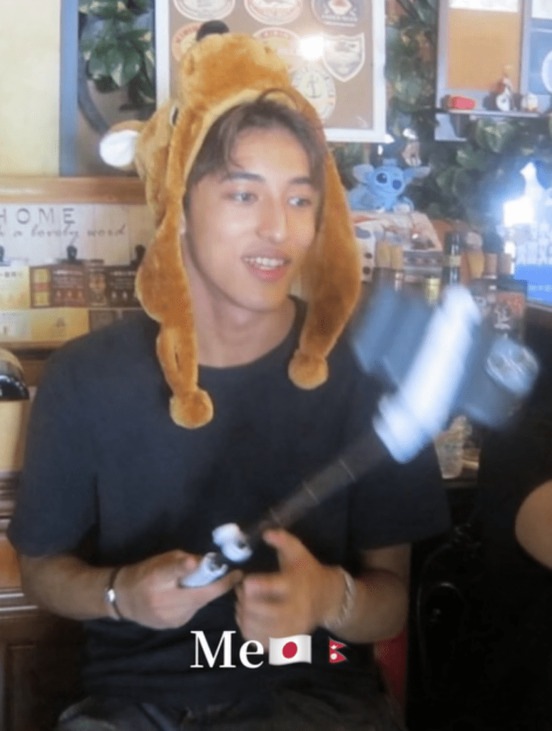 19歳の頃（＠rasalaamenさんより提供）