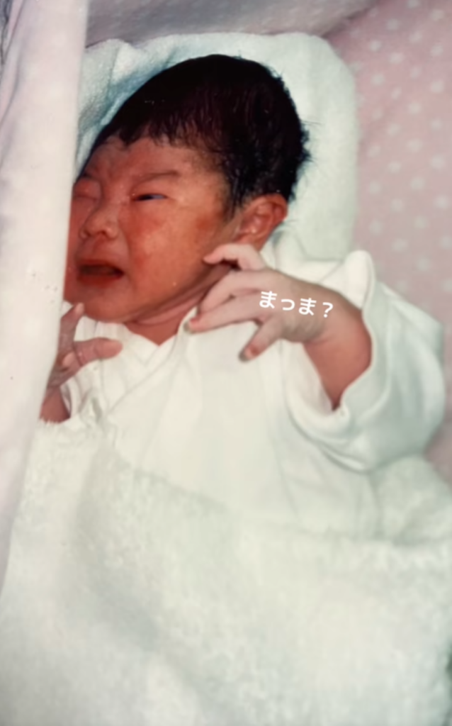 ママさん・新生児の頃（＠memamekichi_papaさんより提供）