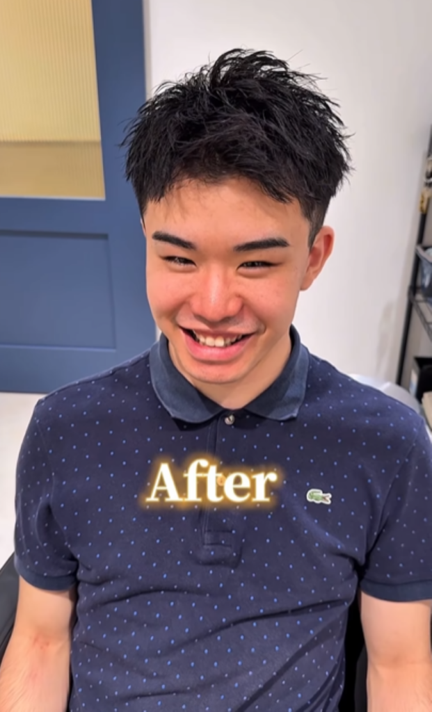 イメチェン後の姿（＠agemi_shineyさんより提供）