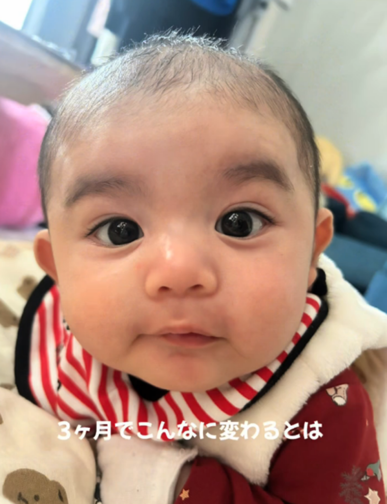 3ヶ月後の姿①（@ri_mamachansngsさんより提供）
