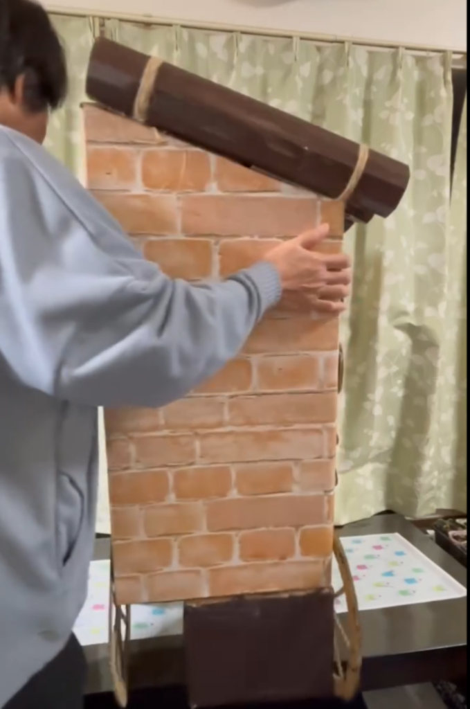 サイドはレンガ調（＠yuuuuuuuinさんより提供）