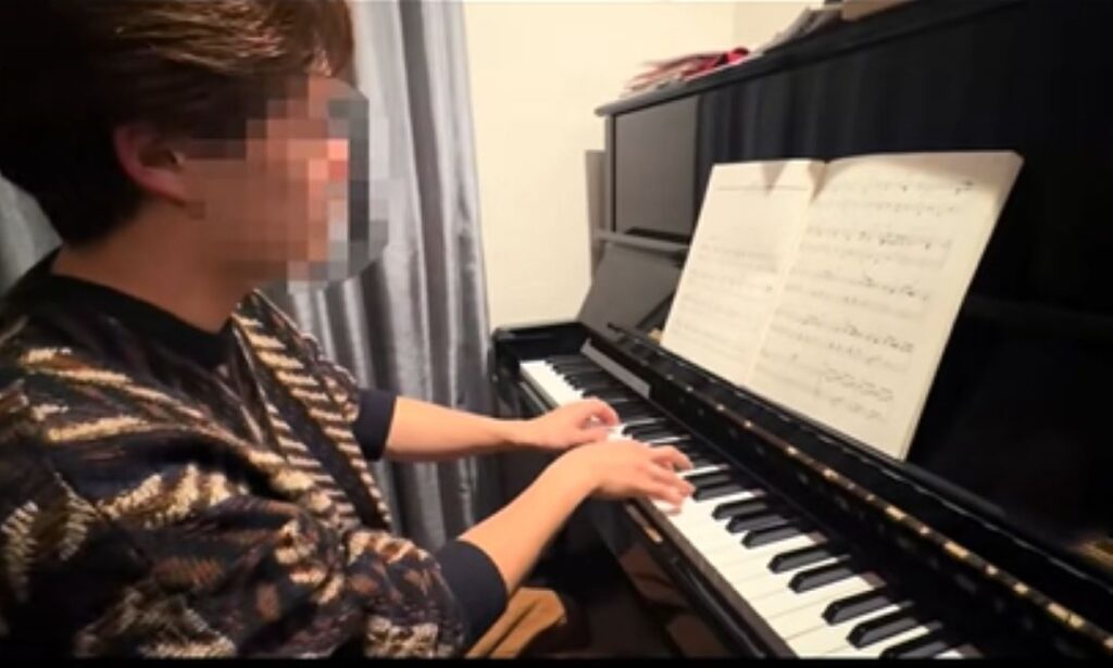 【実際の写真】彼が披露した特技