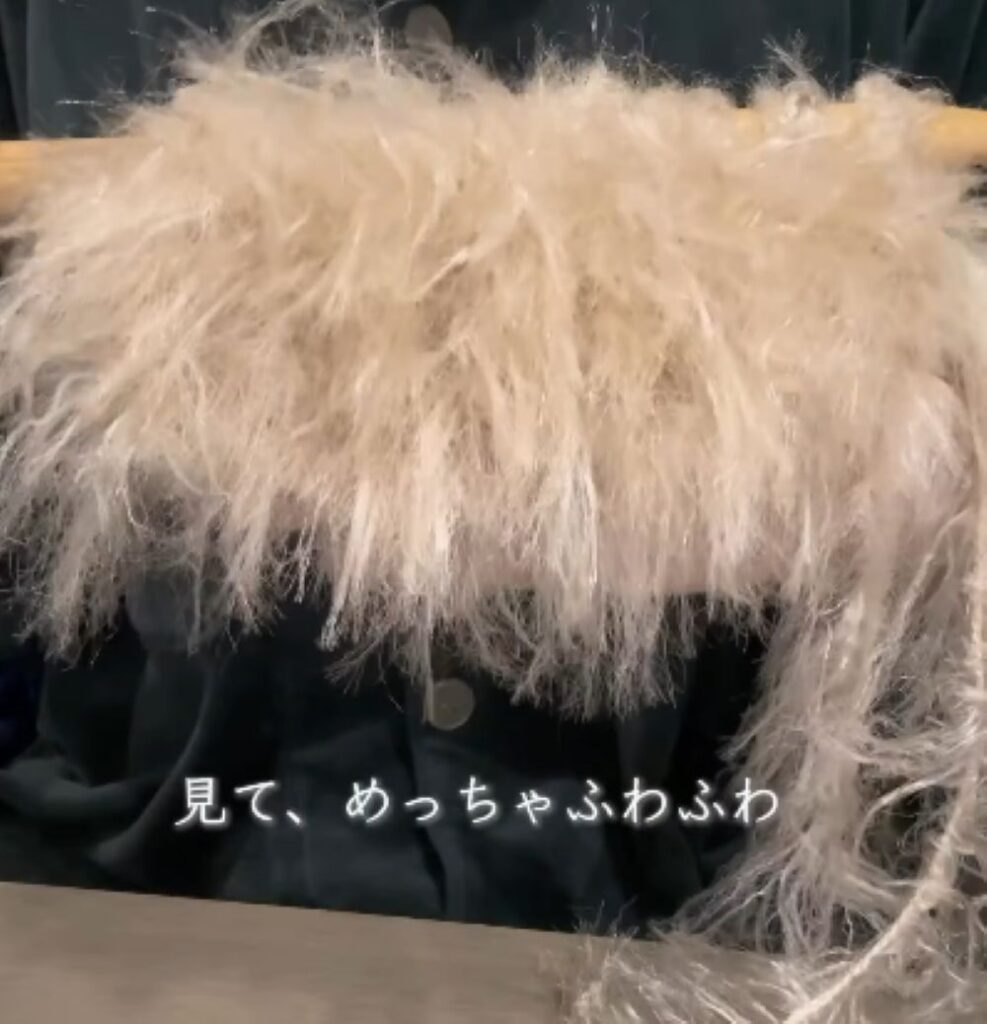 【実際の写真】完成したマフラー