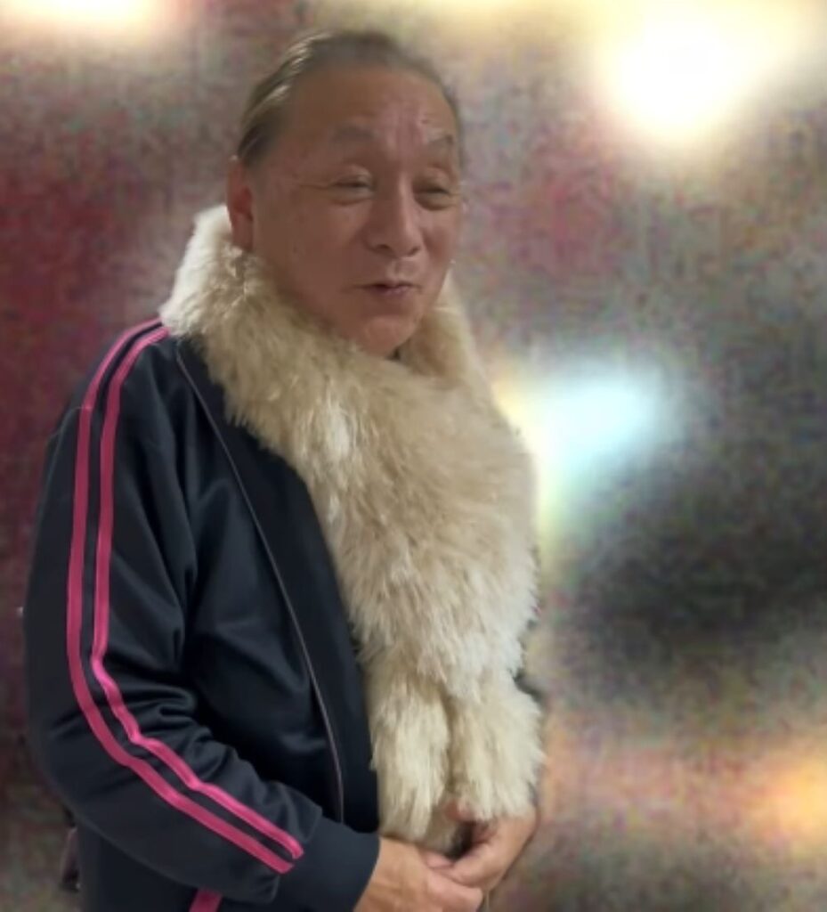 嬉しそうなおじいちゃん（＠kiyo__crochetさんより提供）