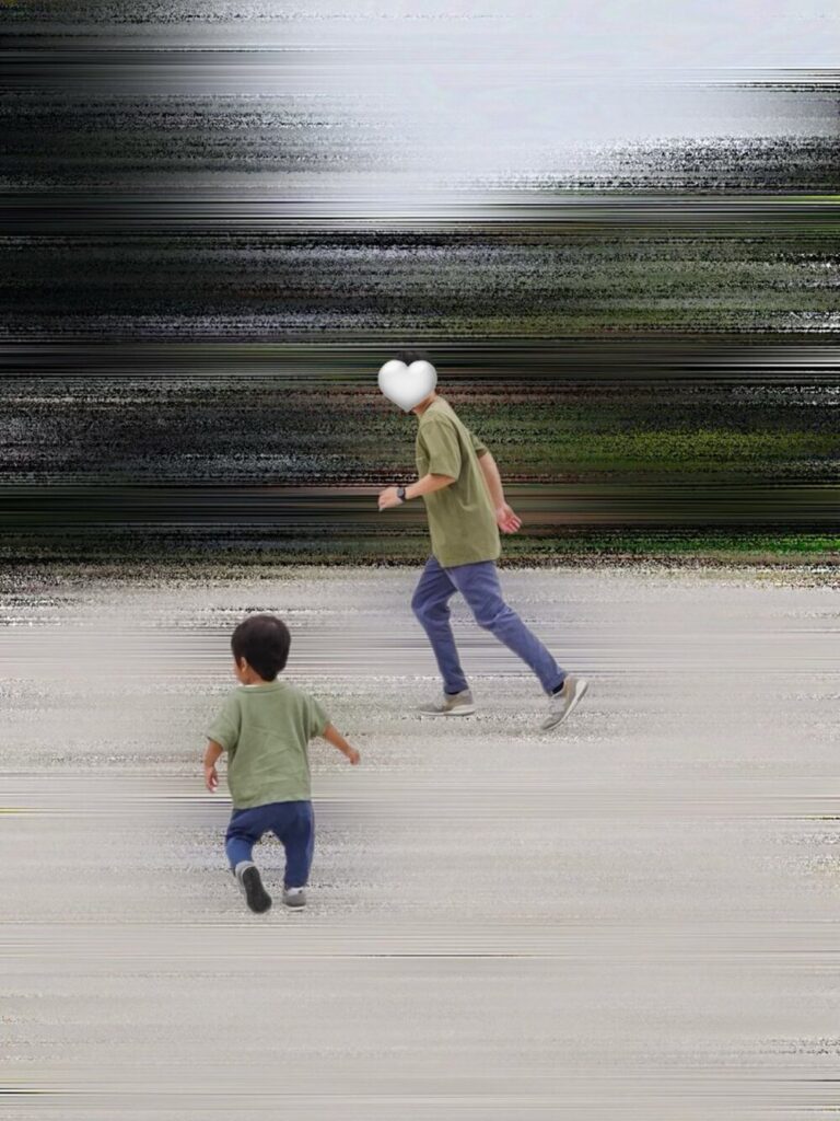 パパさんと楽しく遊んでいる様子（@datsukyokanさんより提供）