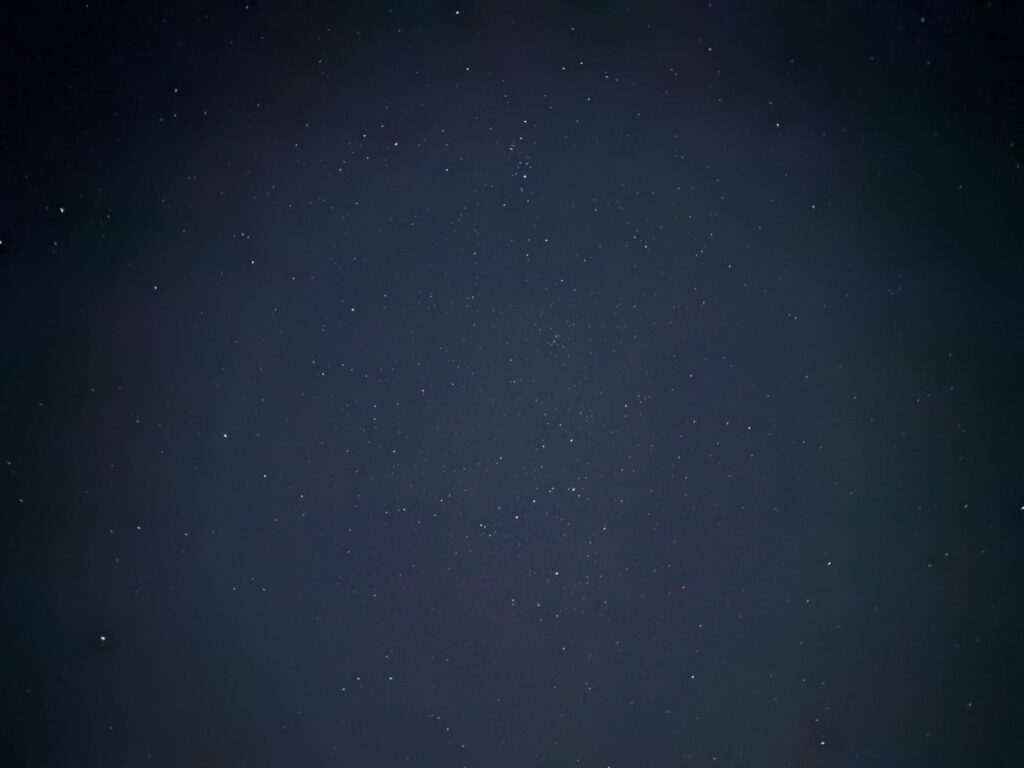夜空の写真（＠kuma5571さんより提供）