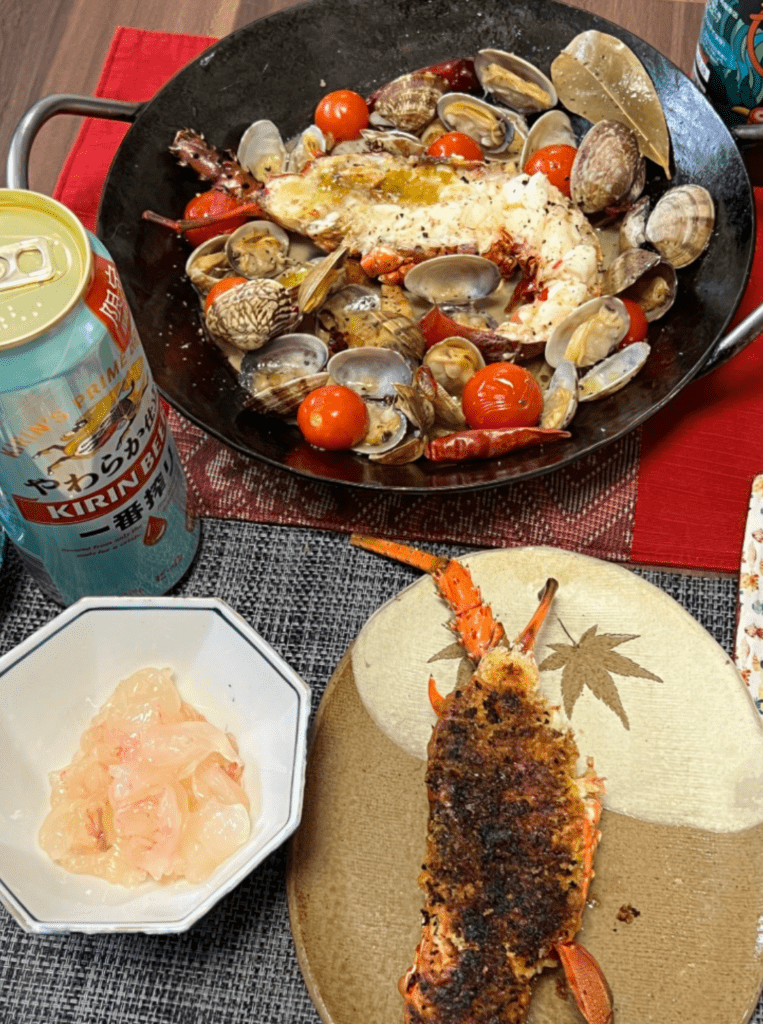 伊勢エビ料理②（@K_theHermitさんより提供）