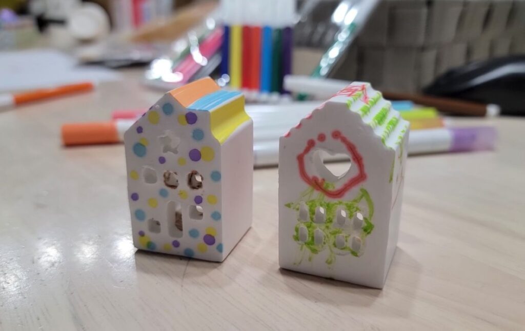 【実際の写真】完成から2時間たったスノードーム