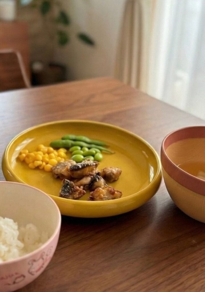 【実際の写真】パパさんが作ったご飯