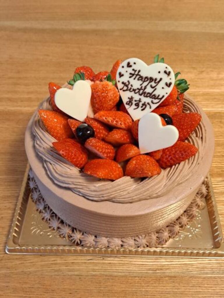 友人のお子さんのために作ったケーキ（@haremama43さんより提供）