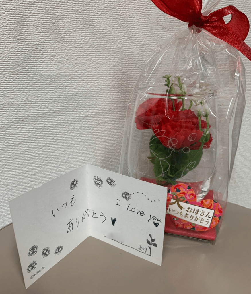 母の日のプレゼント（＠yamamii_ymtさんより提供）