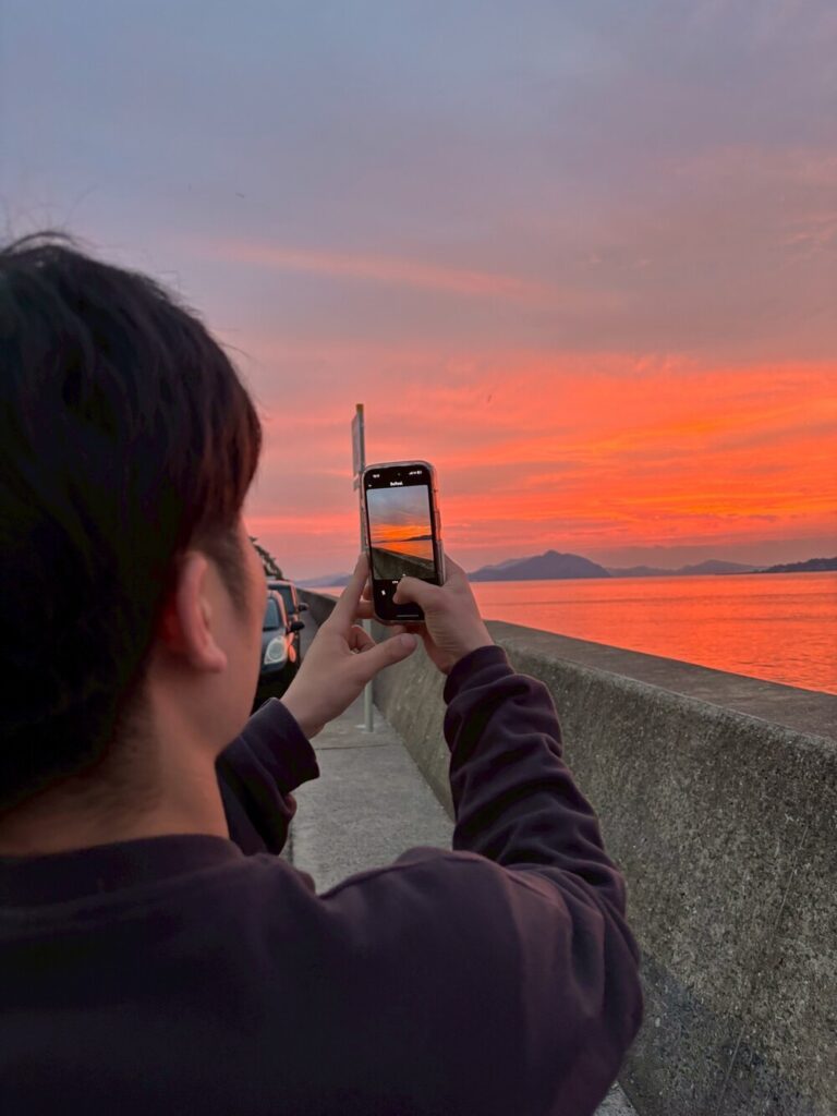 【実際の写真】息子さんがしゃがんだ理由