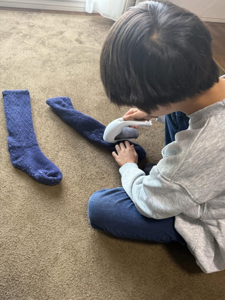 【実際の写真】パパに依頼をされた息子さん