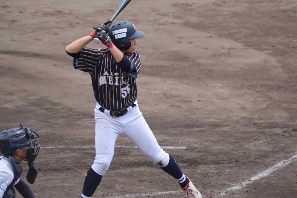 野球に打ち込む息子さん①（@arancia.enさんより提供）